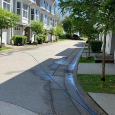 Front entrances and driveways for townhouses in south vancouver bc