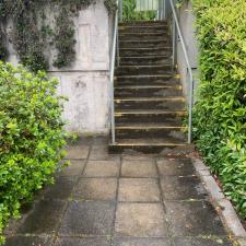 Staircase and Back Entrance to Garage Building Cleaning in Richmond, BC 1