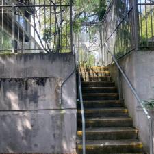 Staircase back entrance garage building cleaning richmond bc 003