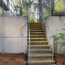 Staircase and Back Entrance to Garage Building Cleaning in Richmond, BC 3