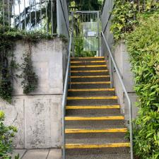Staircase and Back Entrance to Garage Building Cleaning in Richmond, BC 4