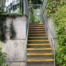 Staircase back entrance garage building cleaning richmond bc 005