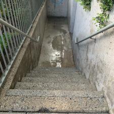 Staircase and Back Entrance to Garage Building Cleaning in Richmond, BC 7