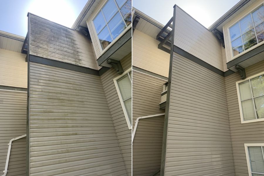 Siding washing