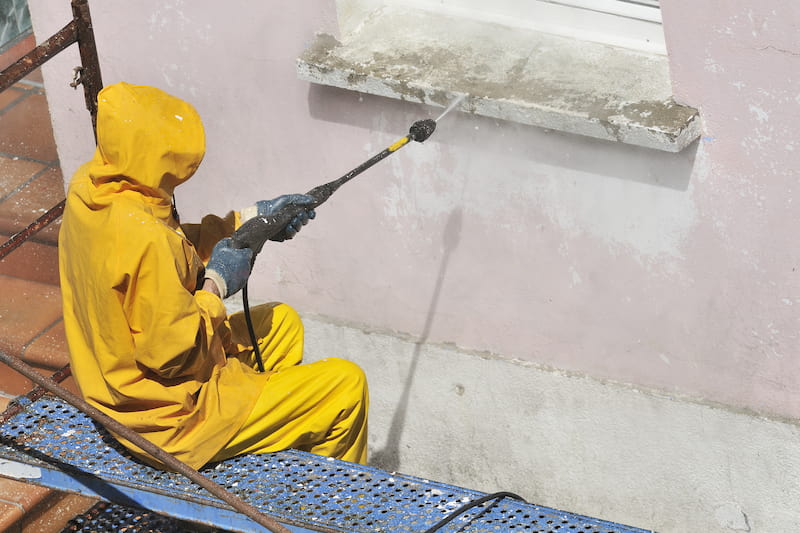 Stucco cleaning