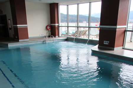 Commercial pool deck cleaning