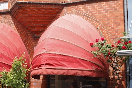Fabric awning